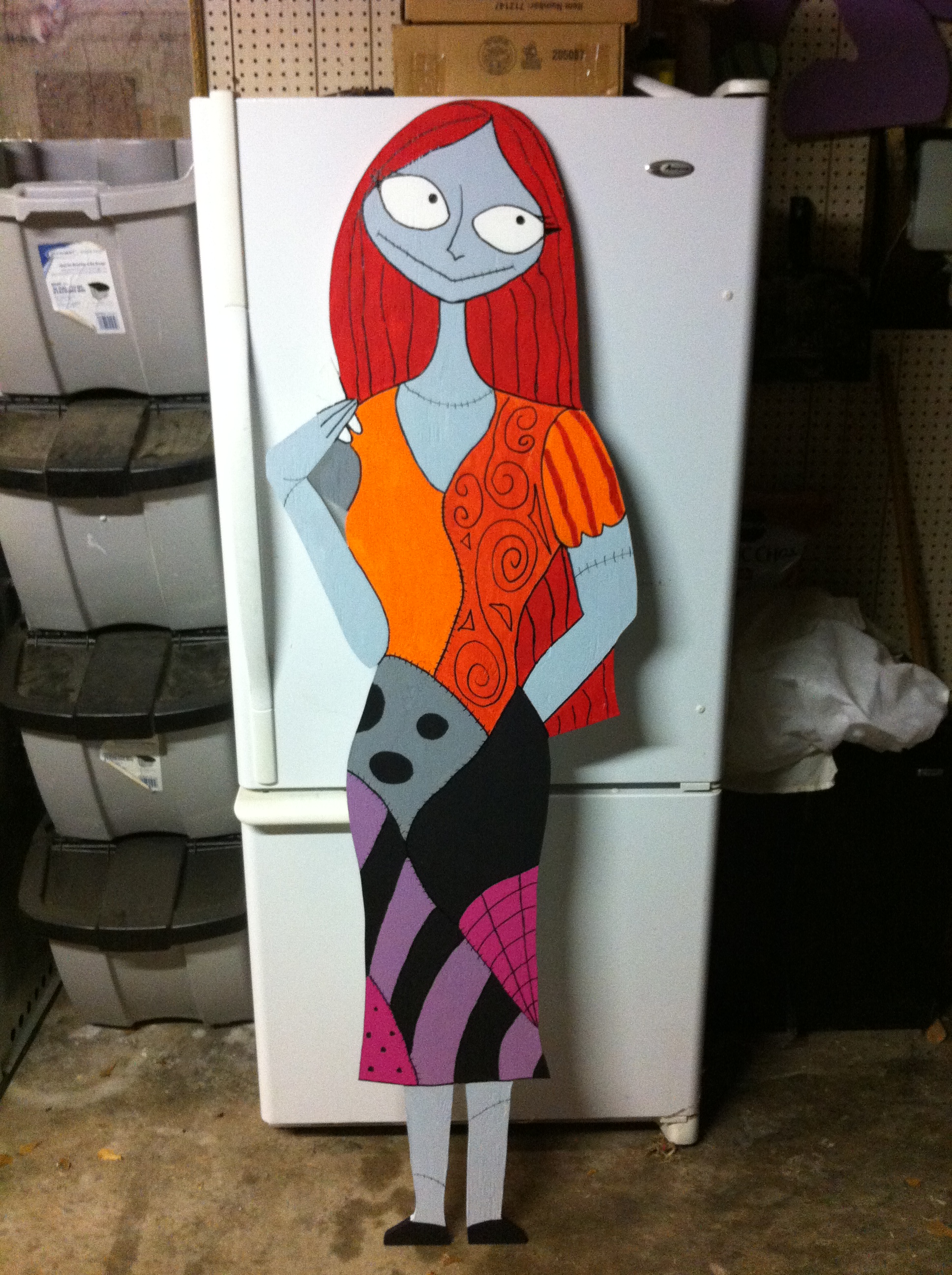 Nightmare Before Christmas Yard Decoration Project Part 1 Sally – The