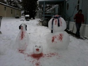 Scary Snowman